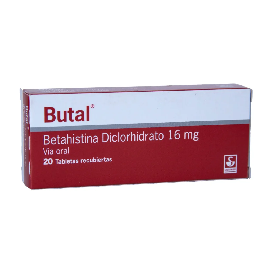 BUTAL 16 mg TABLETAS RECUBIERTAS