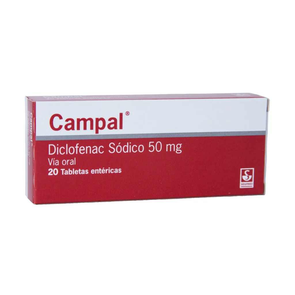 CAMPAL 50 mg TABLETAS ENTÉRICAS CAMPAL 50 mg TABLETAS ENTÉRICAS