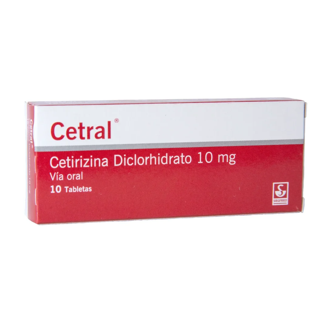 CETRAL 10 mg TABLETAS