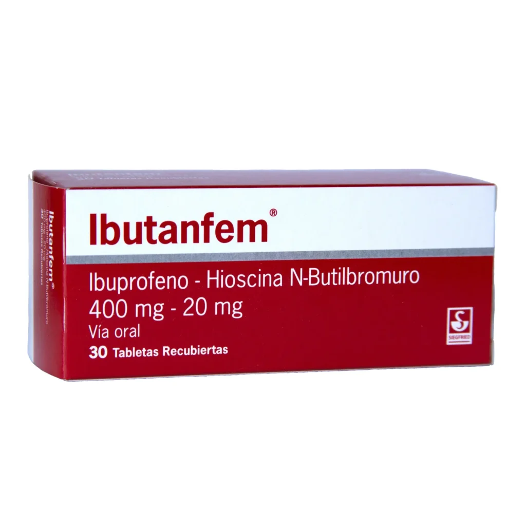 IBUTANFEM 400 mg - 20 mg TABLETAS RECUBIERTAS