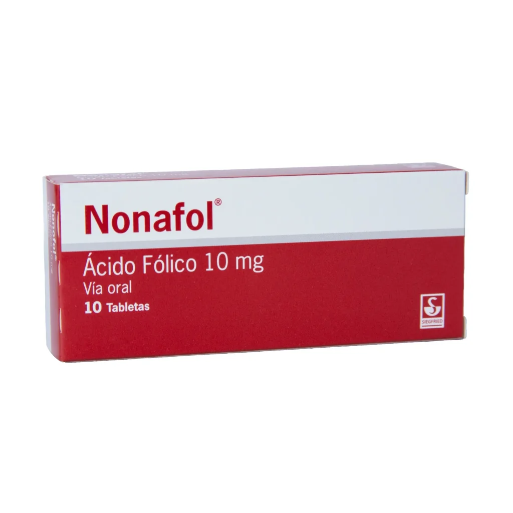 NONAFOL 10 mg TABLETAS