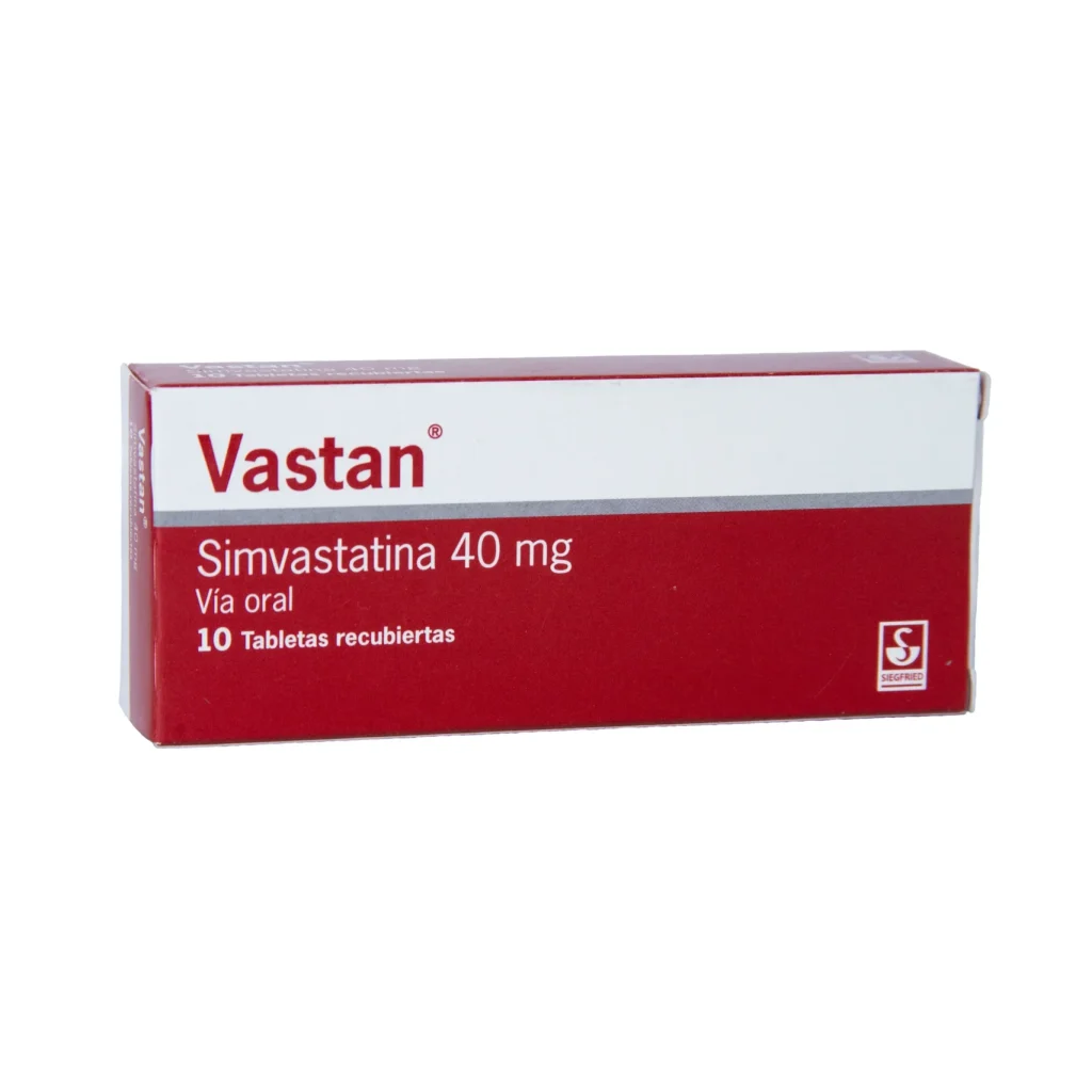 VASTAN 40 mg TABLETAS RECUBIERTAS